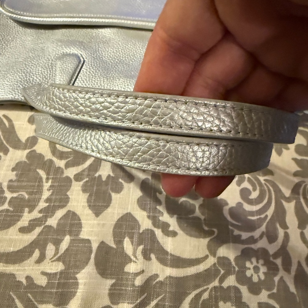 Tory Burch Silver Tote Bag - Picture 13 of 16